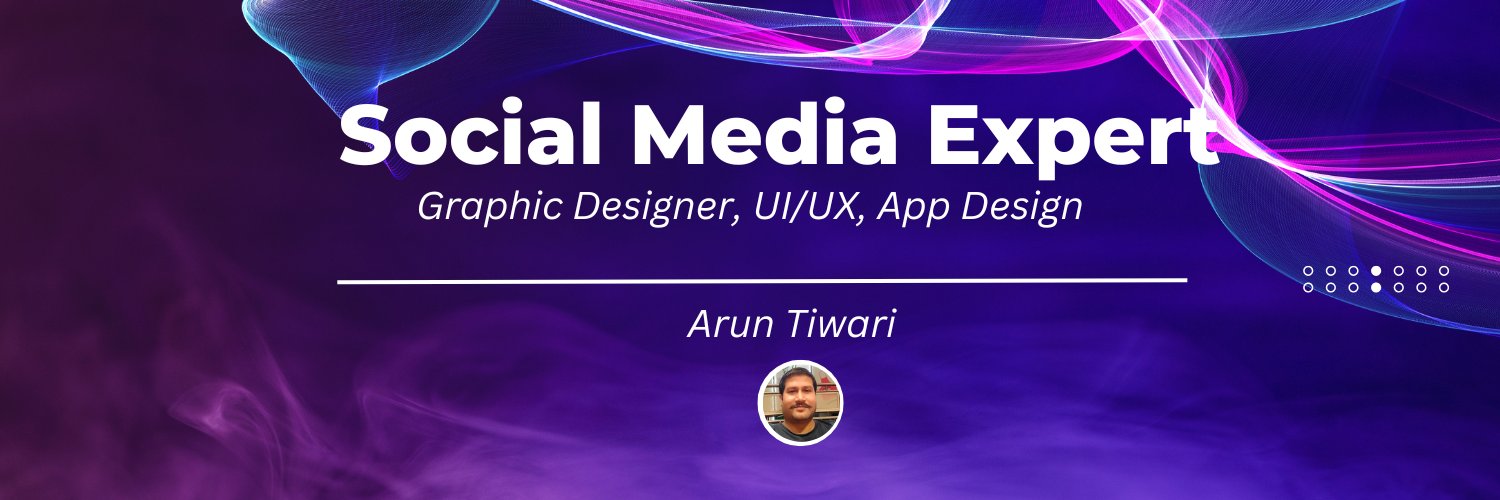 Arun Tiwari🇮🇳 banner