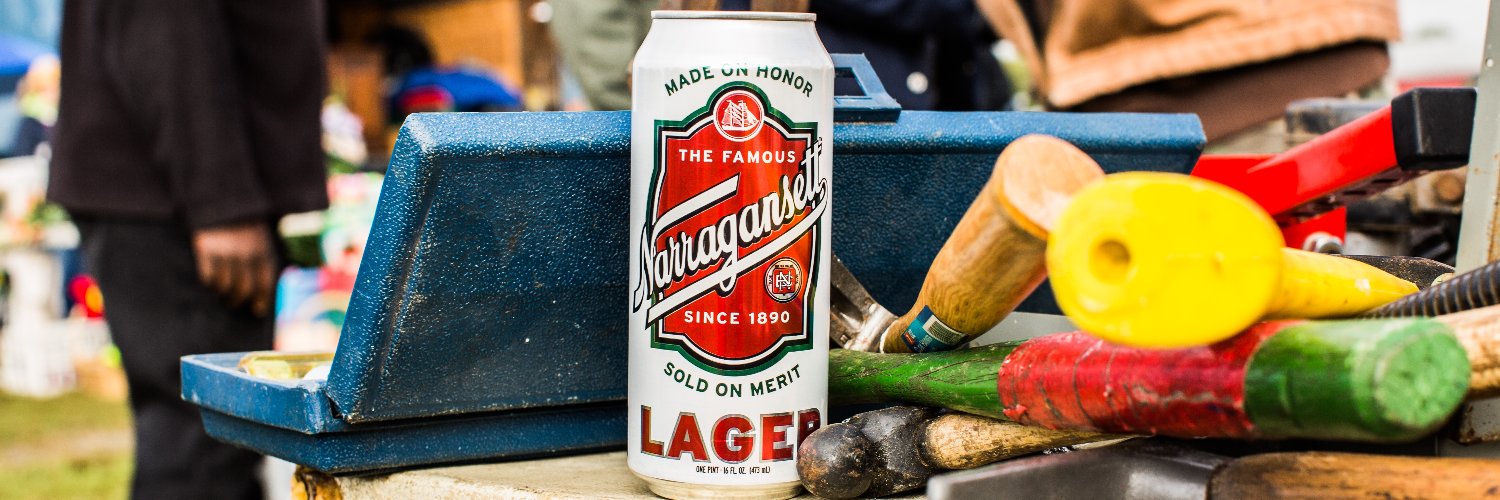 Narragansett Beer's banner