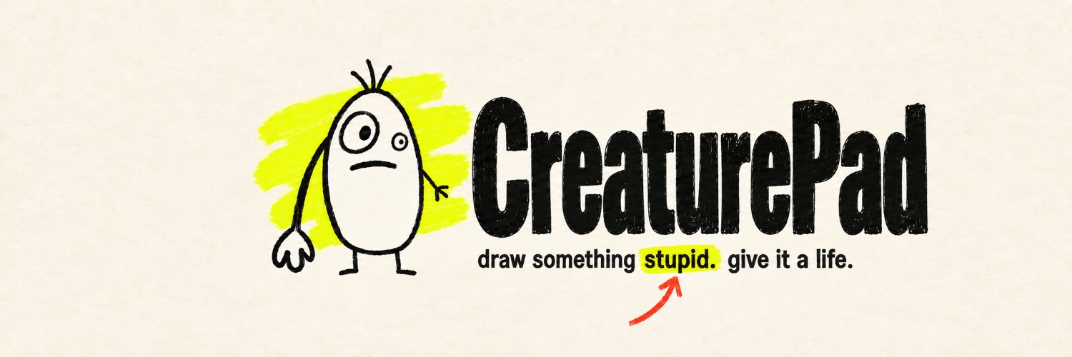 CreaturePad's profile banner image
