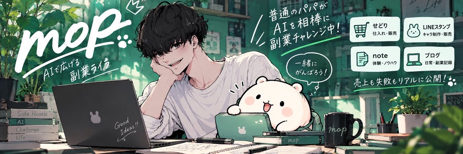 mop_fukugyo's profile banner image
