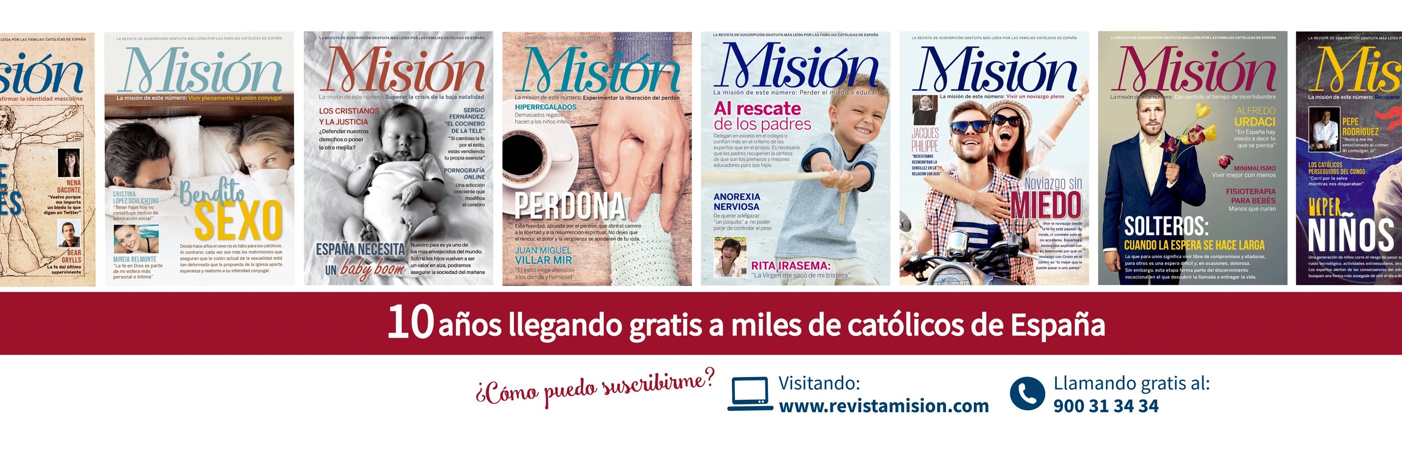 Revista Misión banner