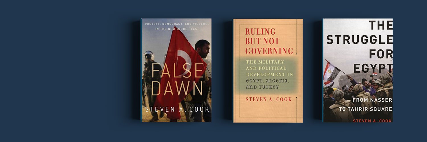 Steven A. Cook's banner