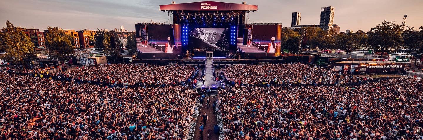 Wireless Festival banner