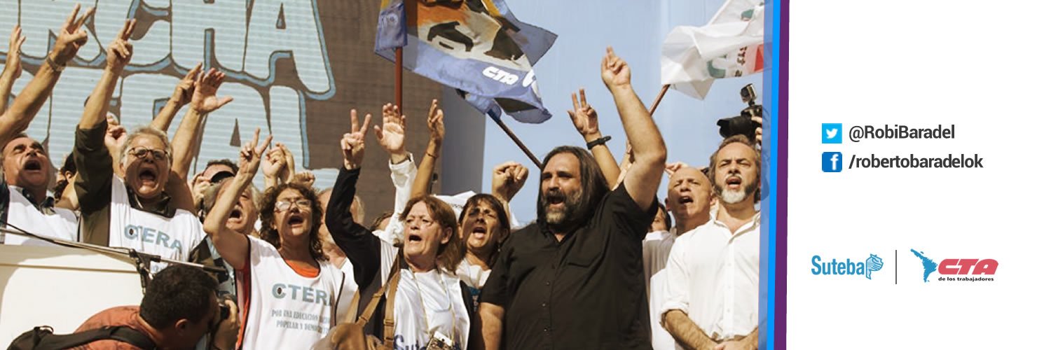 Roberto Baradel banner