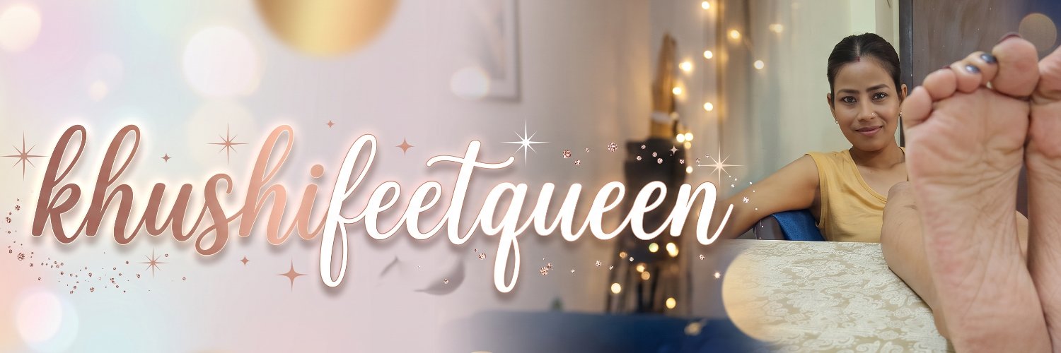 khushifeetqueen's profile banner image