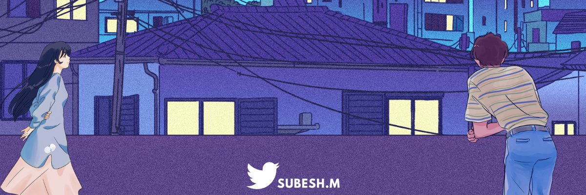iSubesh's profile banner image