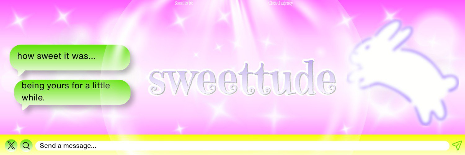 sweettude's profile banner image