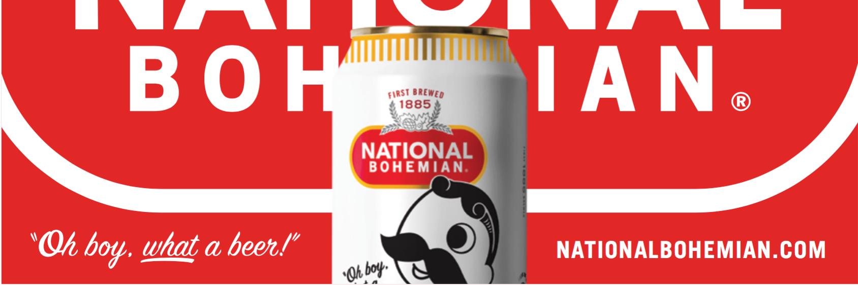 National Bohemian banner