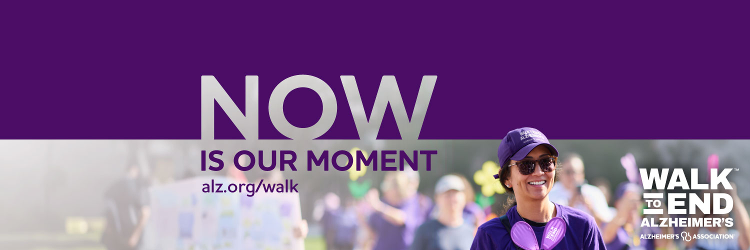Alzheimer's Association's banner