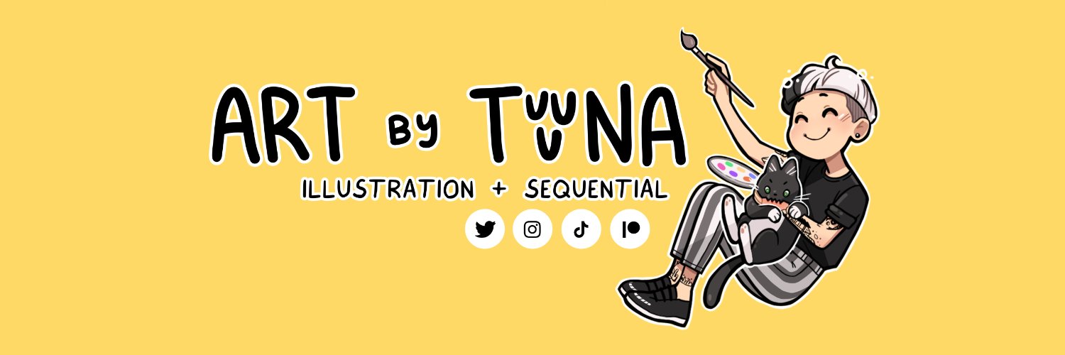 tuna ✨ let's connect elsewhere pls! banner