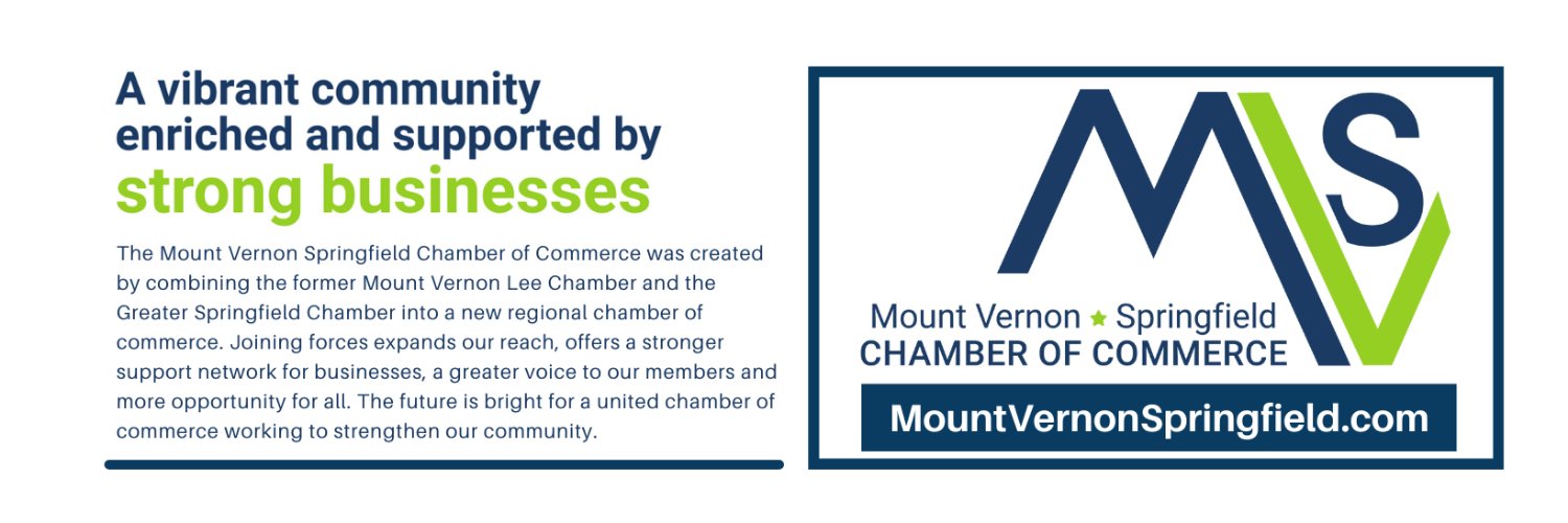 Mount Vernon Springfield Chamber of Commerce banner