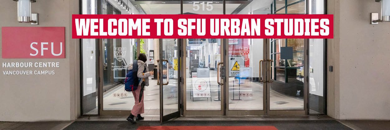 SFU Urban Studies's banner