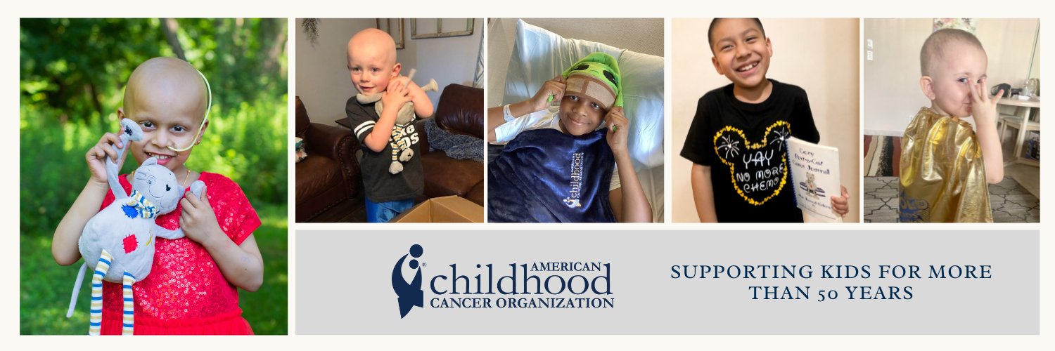 American Childhood Cancer Organization banner