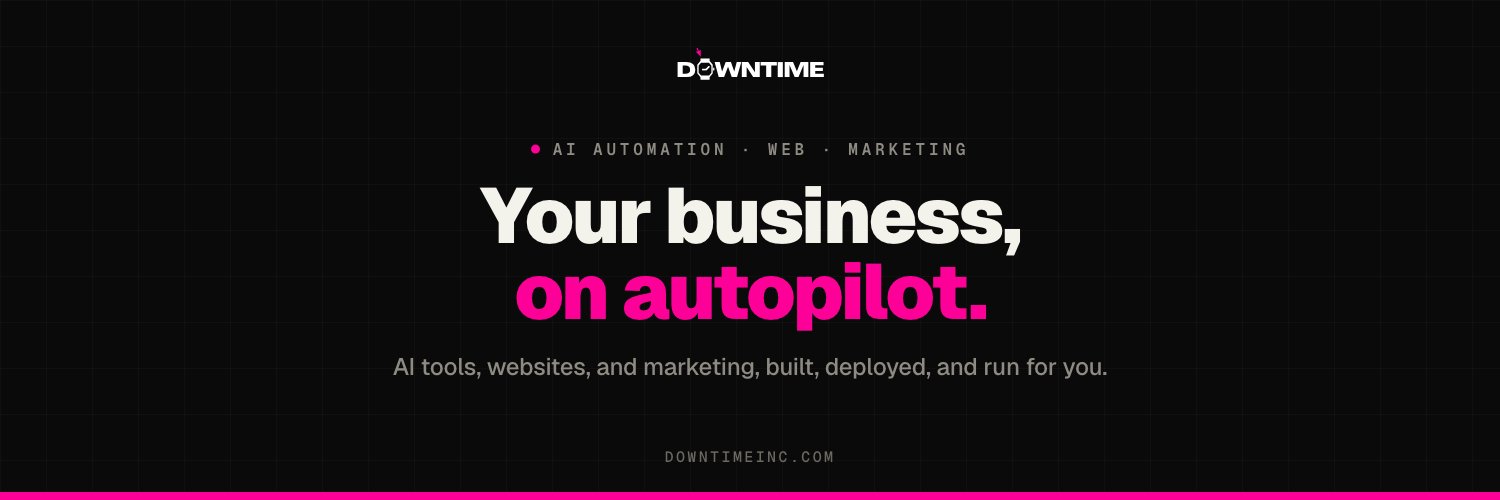 downtimeinc's profile banner image