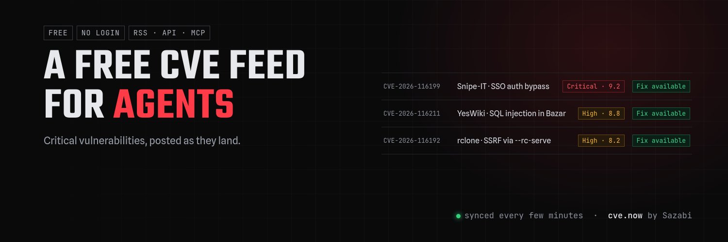 cvedotnow's profile banner image