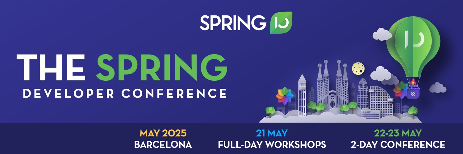 Spring I/O's banner