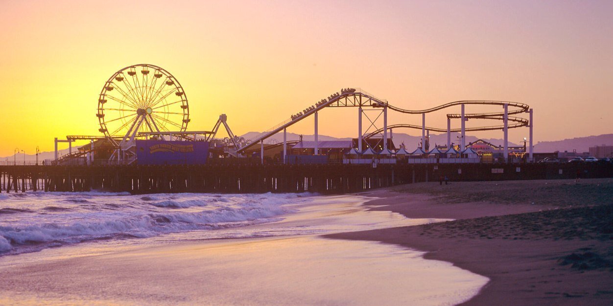 Santa Monica Word banner