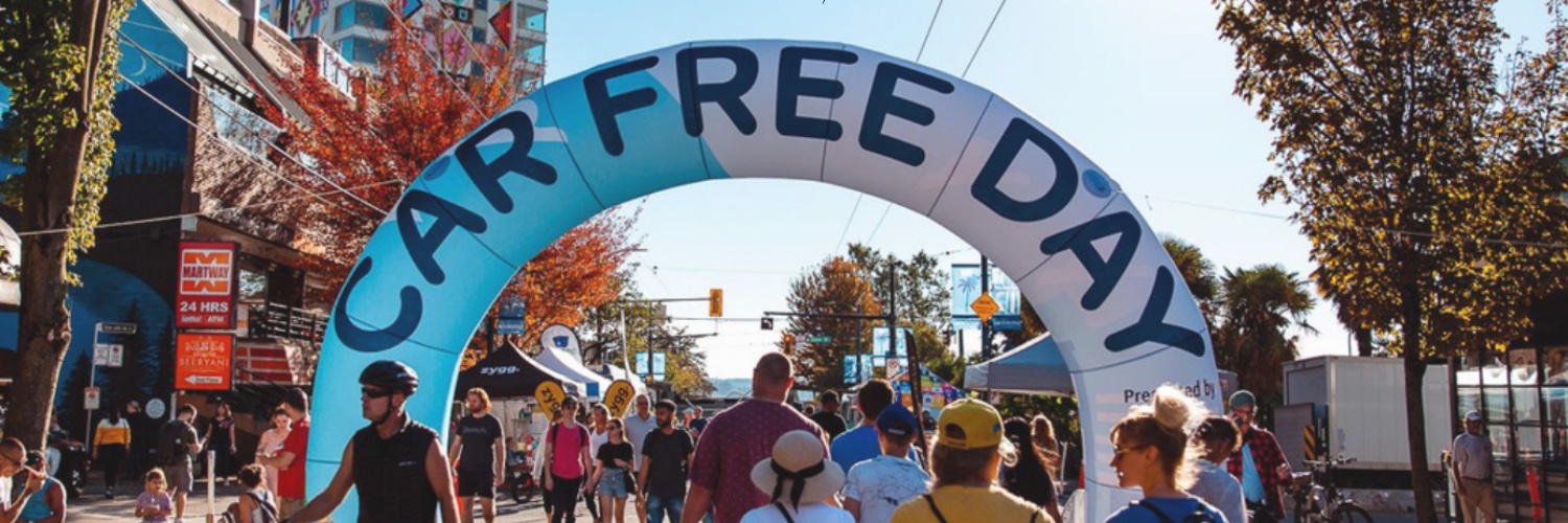 Car Free Vancouver banner