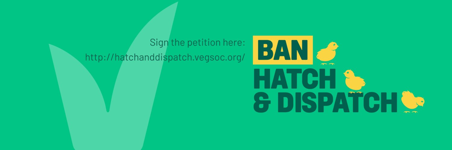 Vegetarian Society's banner