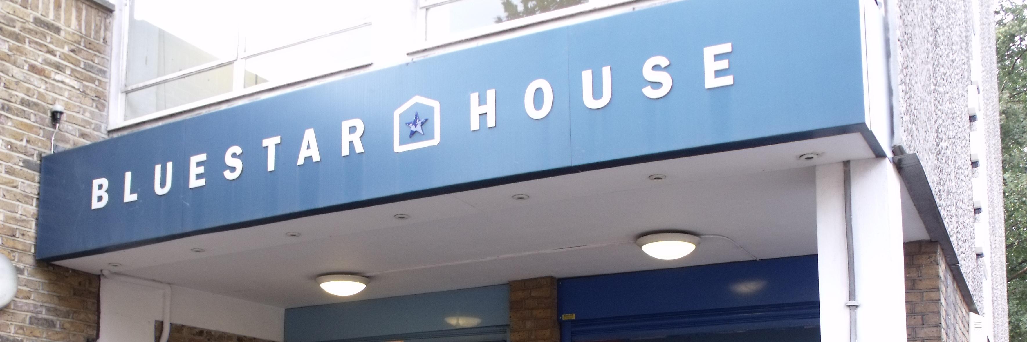 Blue Star House banner