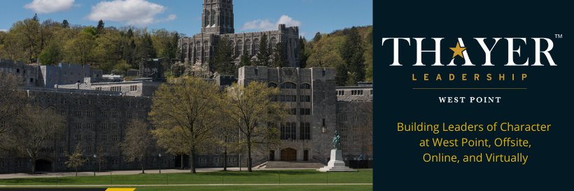 Thayer Leadership banner