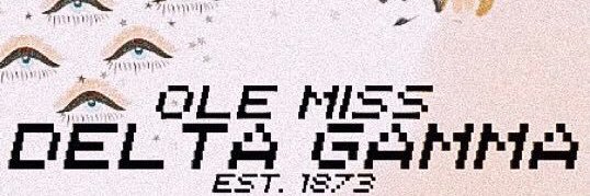 Ole Miss Delta Gamma banner