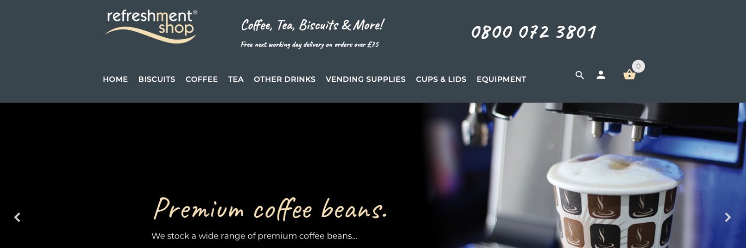 Refreshment Shop banner