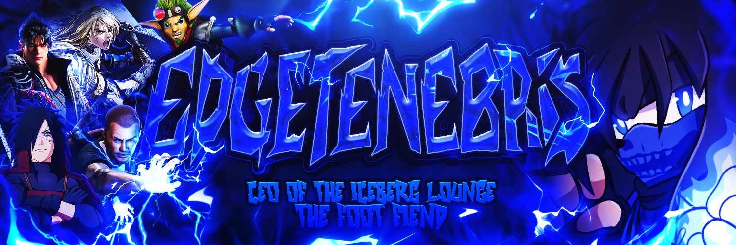 乃ㄥㄩ乇 - ᗪ乇爪ㄖ几 ⚡︎ ⬛🟦 banner