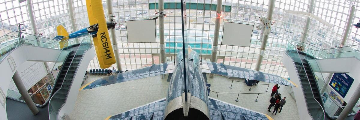 Cradle of Aviation Museum banner