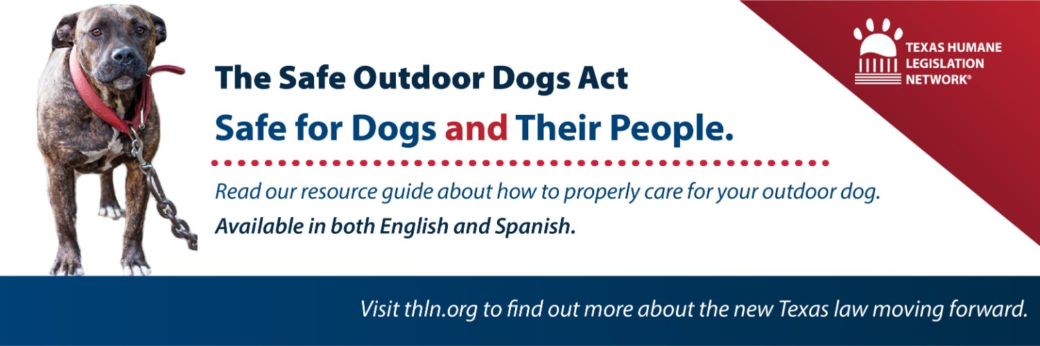 Texas Humane Legislation Network (THLN) banner