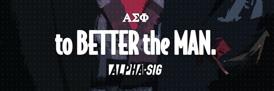 Alpha Sigma Phi banner