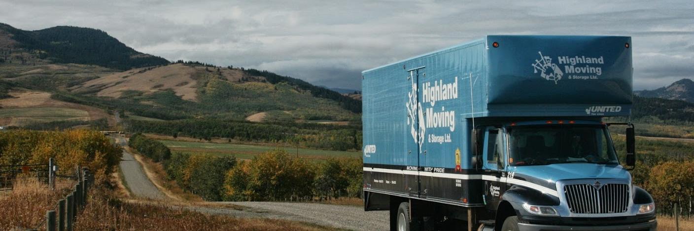 Highland Moving a Canada Moving company banner