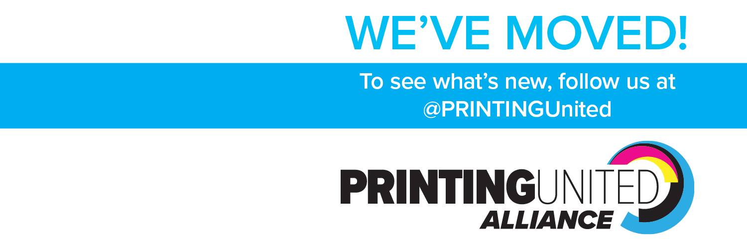 Follow Us at @PRINTINGUnited banner