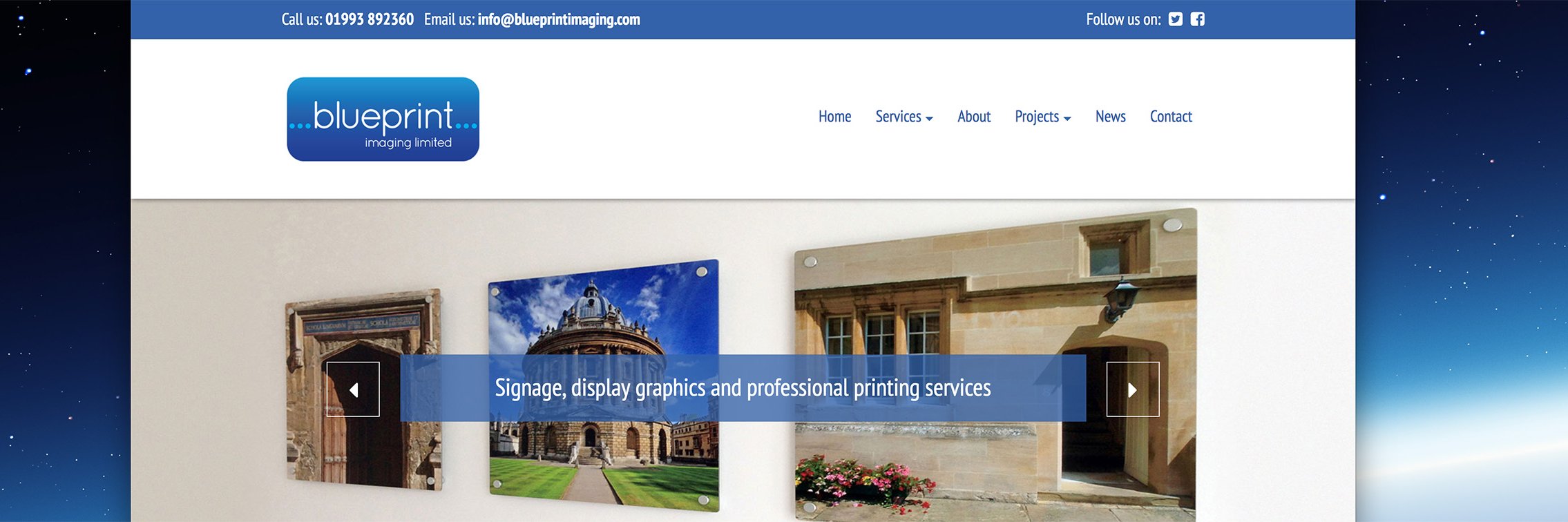 Blueprint Imaging banner