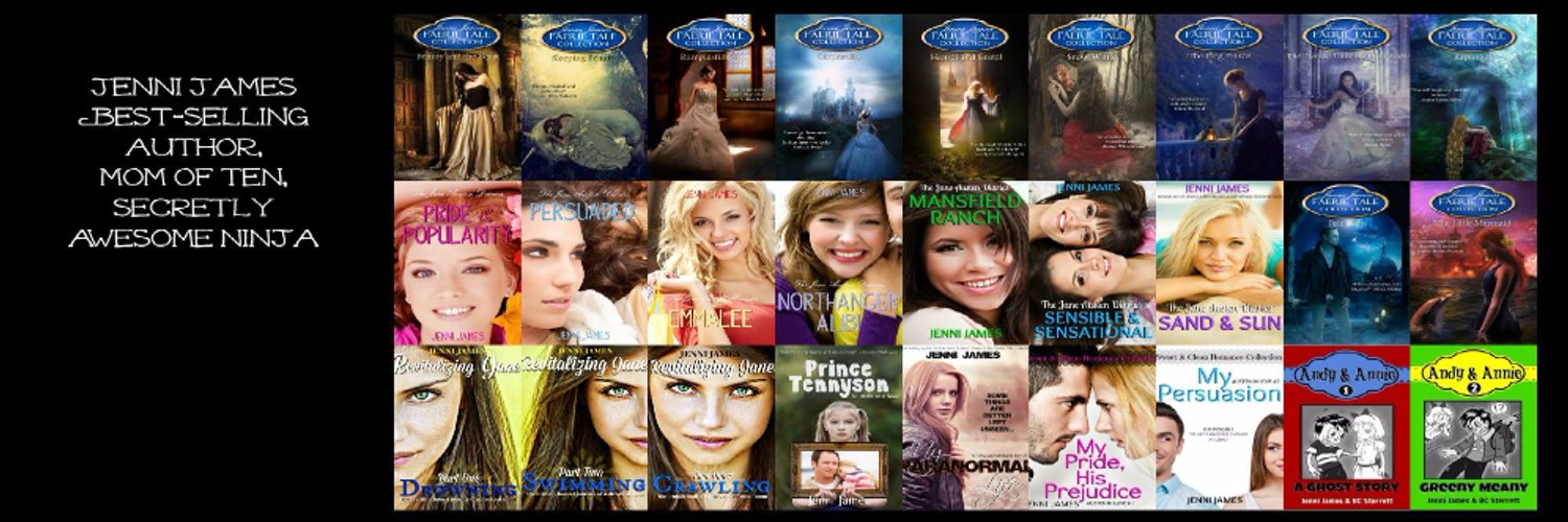 Author Jenni James 📌 for pin 📌 Profile Banner