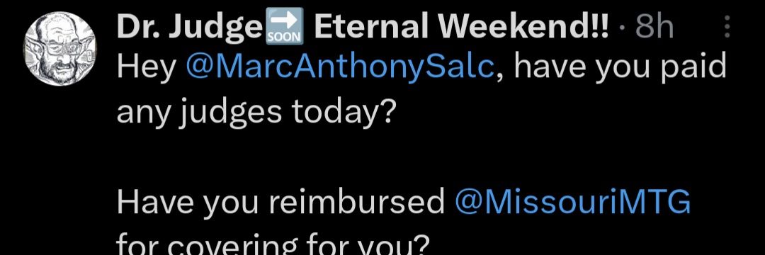 Dr. Judge - sad banner