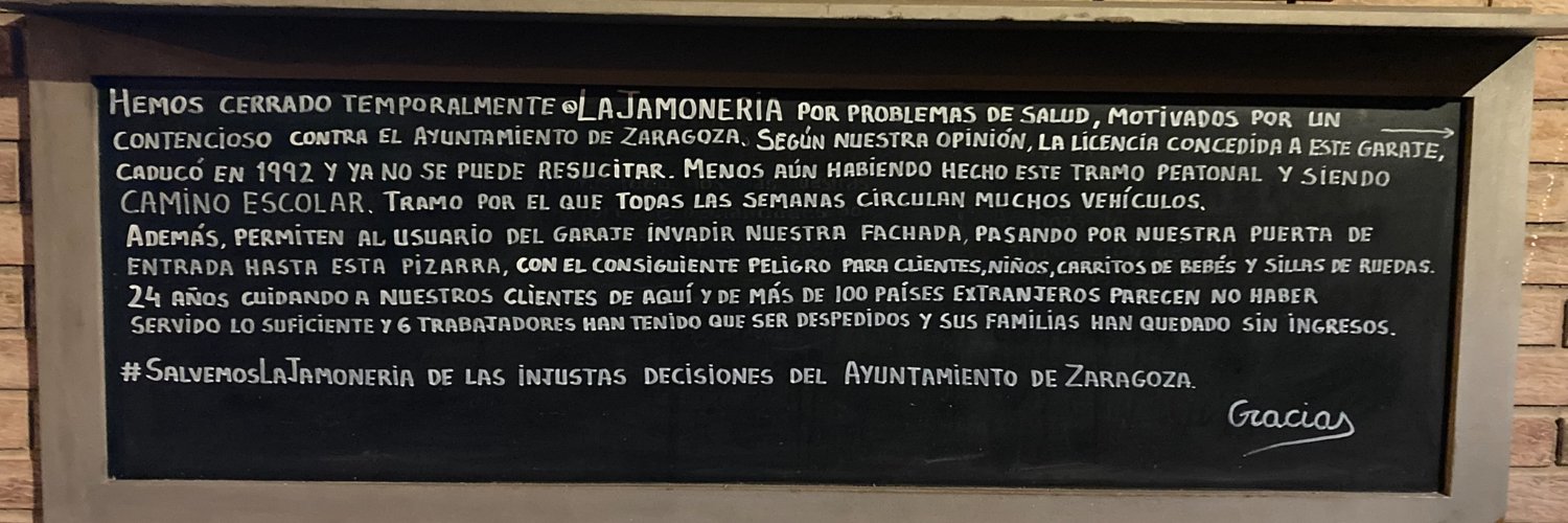 Félix @LaJamoneria banner