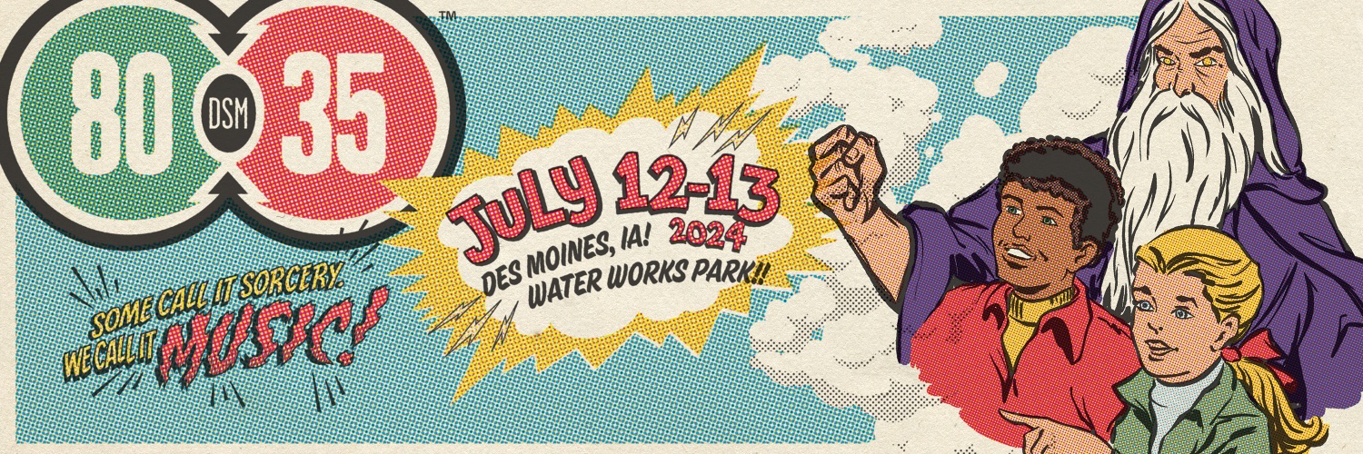 80/35 Music Festival banner