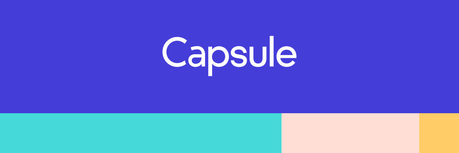 Capsule banner