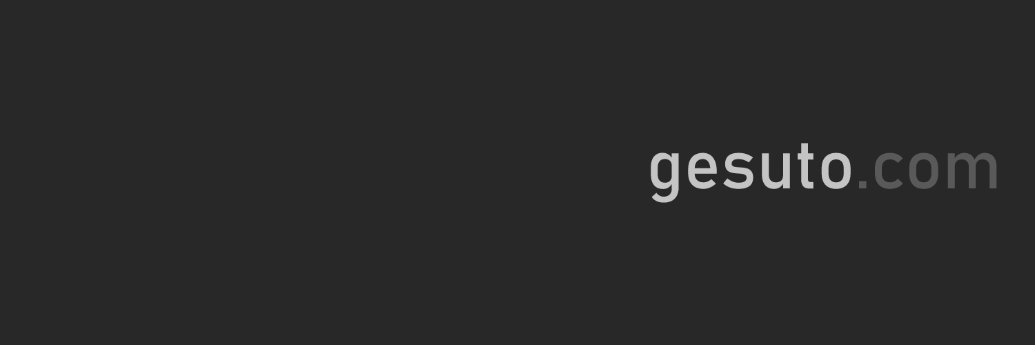 gesutocom's profile banner image