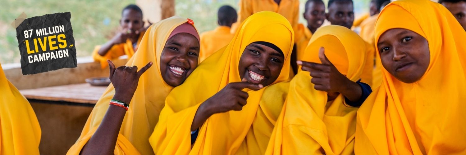 UN Humanitarian banner