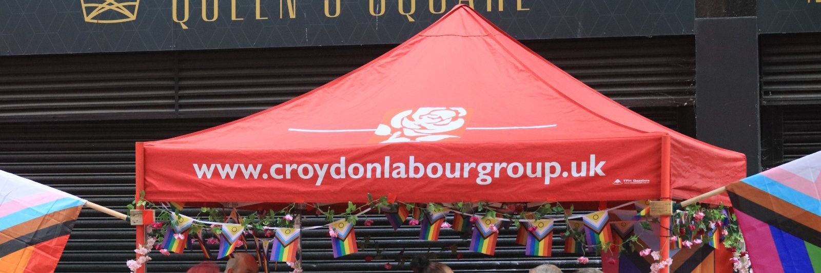 Croydon Labour's banner