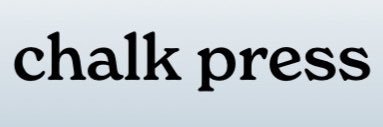 Chalk_Press's profile banner image