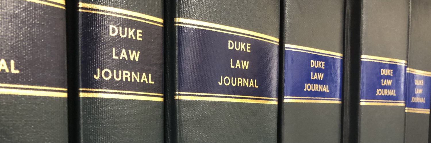 Duke Law Journal banner