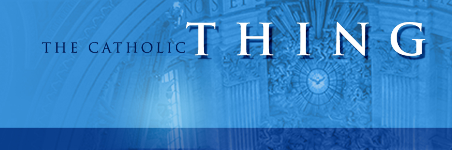 The Catholic Thing banner