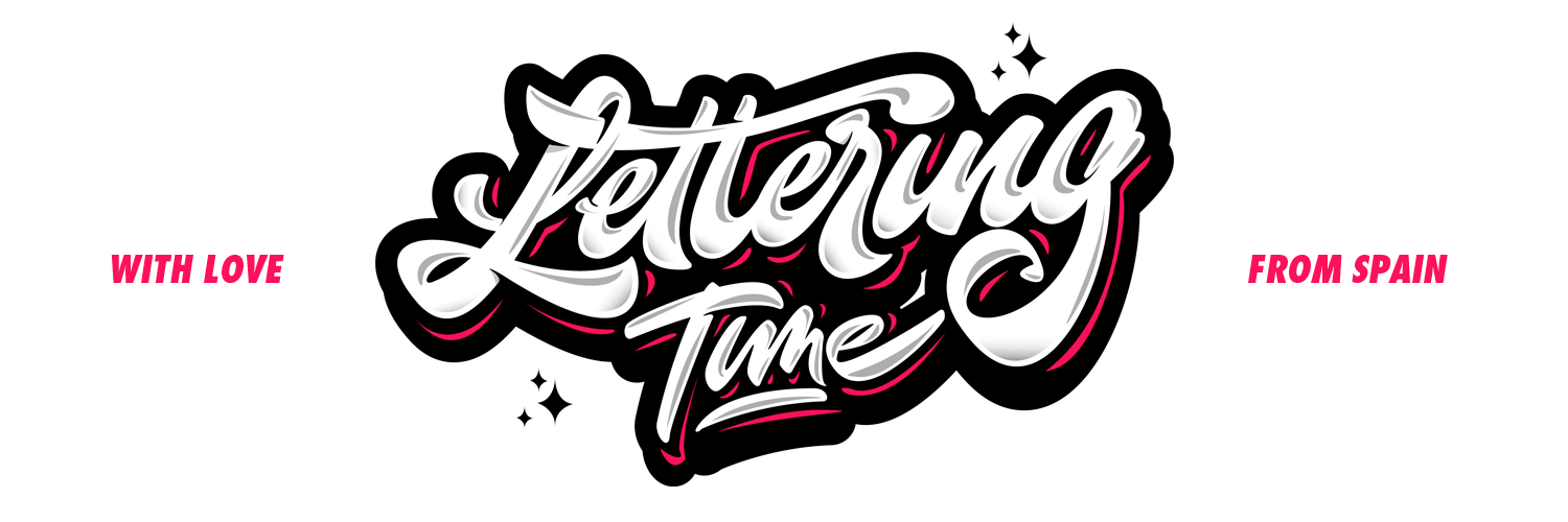 Lettering Time banner