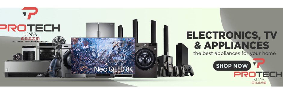 Protech Kenya Electronic & TV mounting banner