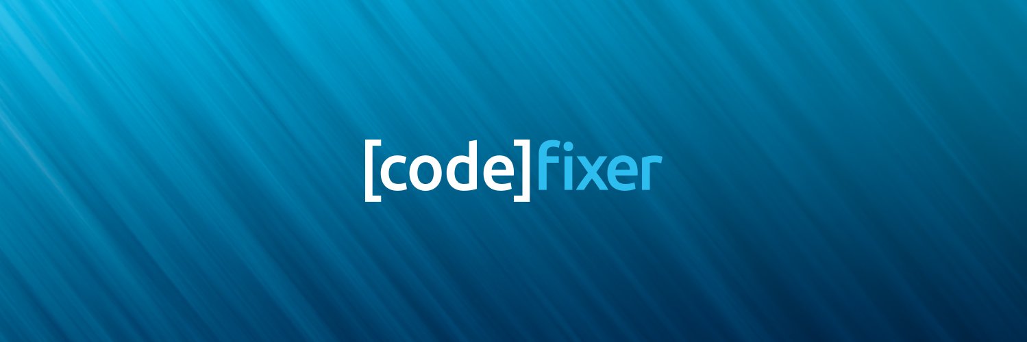 codefixer's profile banner image