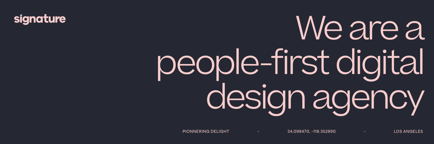 Signature Creative™ banner