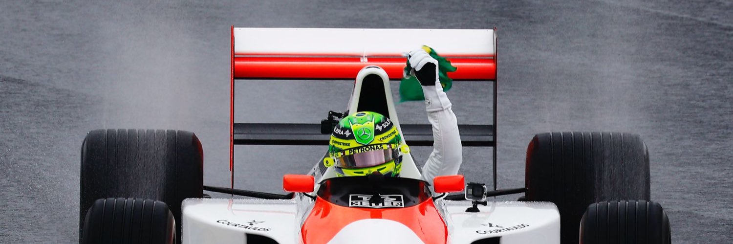 Lewis Hamilton's banner